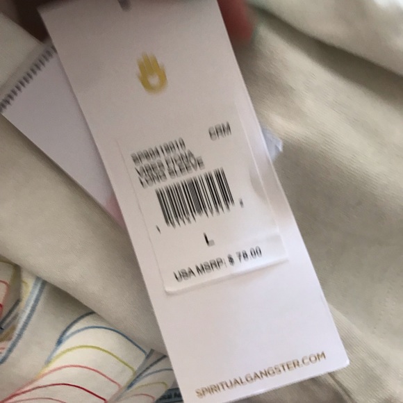 spiritual gangster NWT good vibes graphic tee - Picture 2 of 6